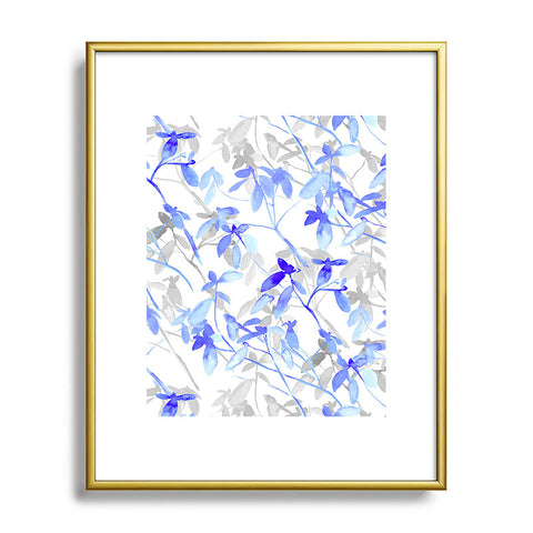 Jacqueline Maldonado Premonition Blue Metal Framed Art Print