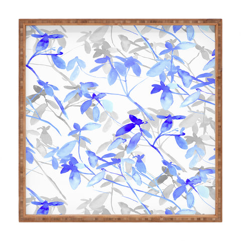Jacqueline Maldonado Premonition Blue Square Tray