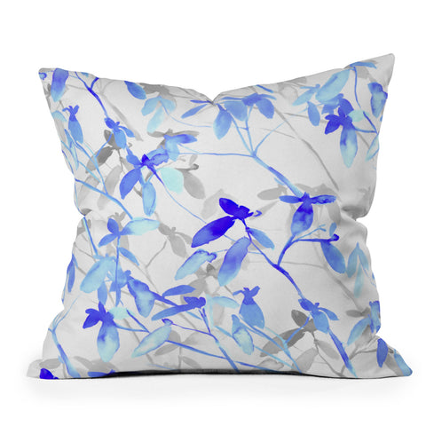 Jacqueline Maldonado Premonition Blue Throw Pillow