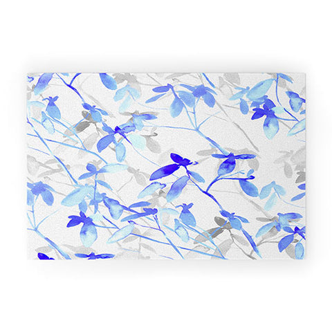 Jacqueline Maldonado Premonition Blue Welcome Mat