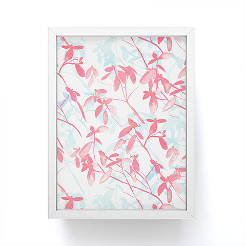 Jacqueline Maldonado Premonition Coral Framed Mini Art Print
