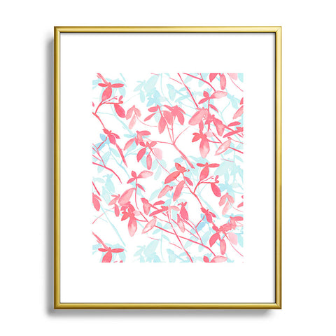 Jacqueline Maldonado Premonition Coral Metal Framed Art Print