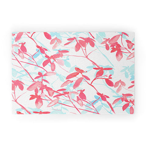 Jacqueline Maldonado Premonition Coral Welcome Mat