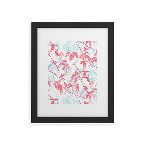 Jacqueline Maldonado Premonition Coral Framed Art Print