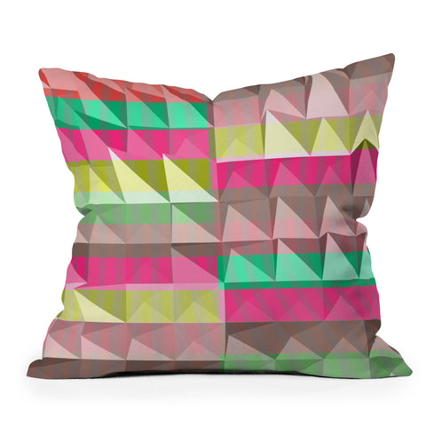 Jacqueline Maldonado Pyramid Scheme Outdoor Throw Pillow