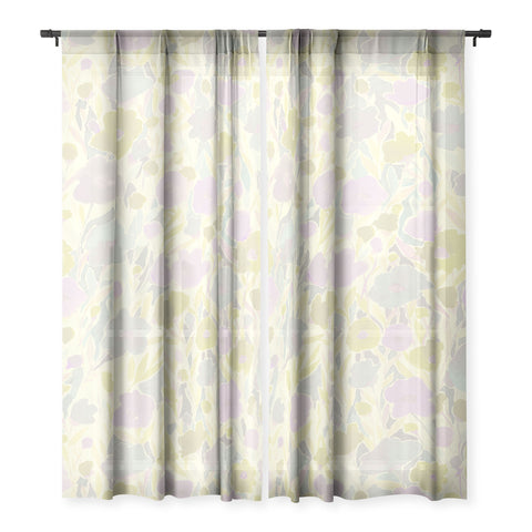 Jacqueline Maldonado Retro Faded floral Sheer Non Repeat