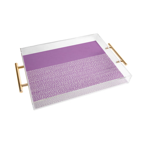Jacqueline Maldonado Riverside Radiant Orchid Acrylic Tray