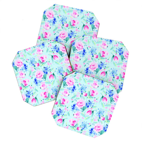 Jacqueline Maldonado Scattered Lovers Mint Coaster Set