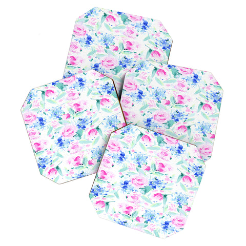 Jacqueline Maldonado Scattered Lovers White Coaster Set