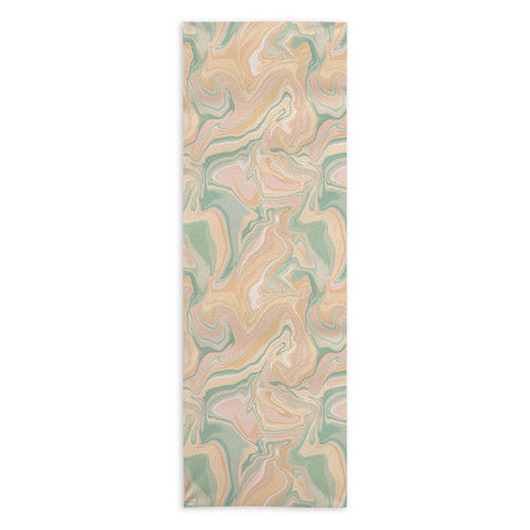 Jacqueline Maldonado Seaside Femme Marble Yoga Towel
