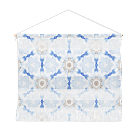 Jacqueline Maldonado Soft Blue Dye Tessellation Wall Hanging Landscape