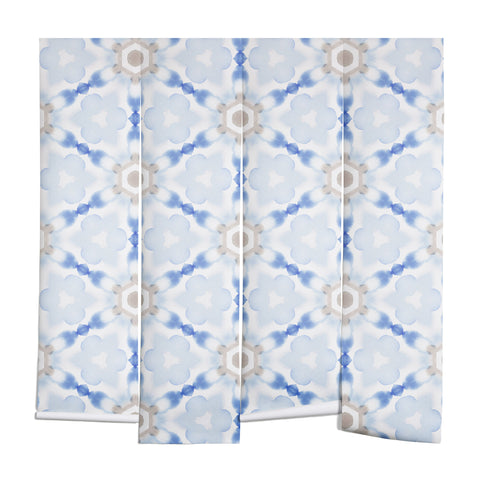 Jacqueline Maldonado Soft Blue Dye Tessellation Wall Mural