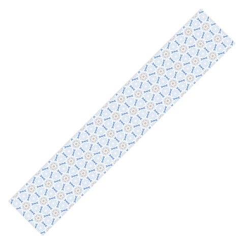 Jacqueline Maldonado Soft Blue Dye Tessellation Table Runner