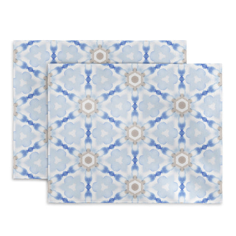 Jacqueline Maldonado Soft Blue Dye Tessellation Placemat