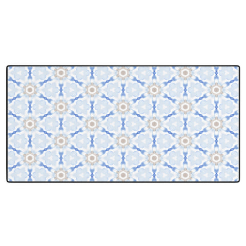 Jacqueline Maldonado Soft Blue Dye Tessellation Desk Mat