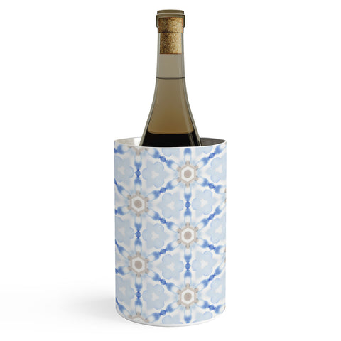 Jacqueline Maldonado Soft Blue Dye Tessellation Wine Chiller