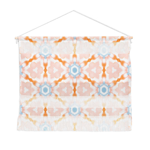 Jacqueline Maldonado Soft Orange Dye Tessellation Wall Hanging Landscape