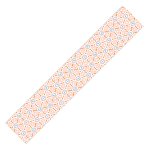Jacqueline Maldonado Soft Orange Dye Tessellation Table Runner