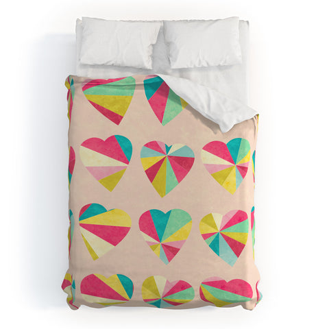Jacqueline Maldonado Some Hearts Duvet Cover