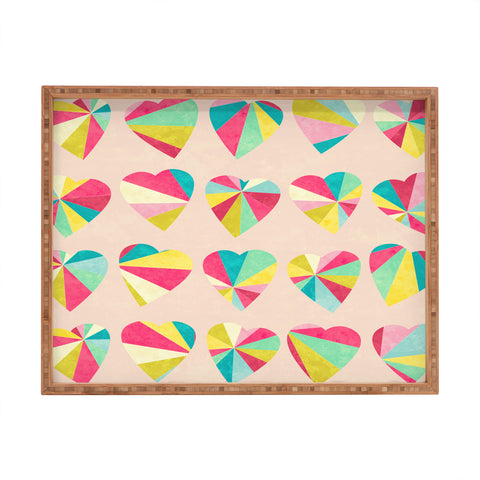 Jacqueline Maldonado Some Hearts Rectangular Tray