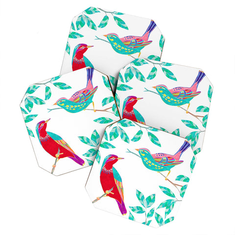 Jacqueline Maldonado Songbirds 1 Coaster Set