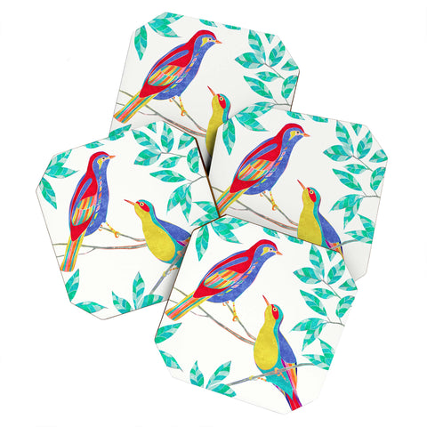 Jacqueline Maldonado Songbirds 2 Coaster Set