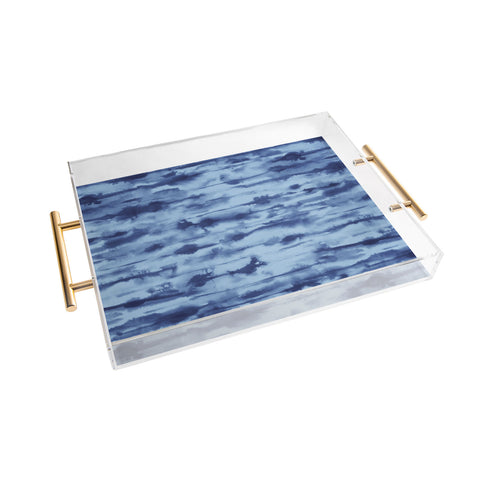 Jacqueline Maldonado Stratus Denim Acrylic Tray
