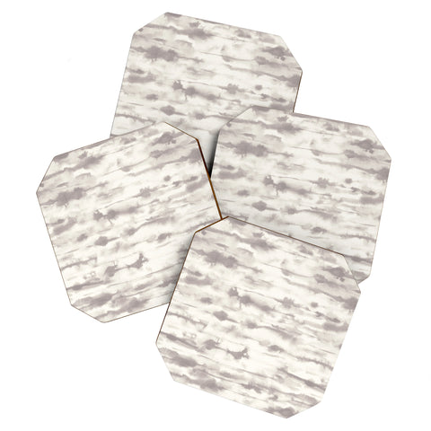 Jacqueline Maldonado Stratus Warm Grey Coaster Set