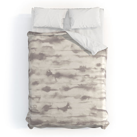 Jacqueline Maldonado Stratus Warm Grey Duvet Cover