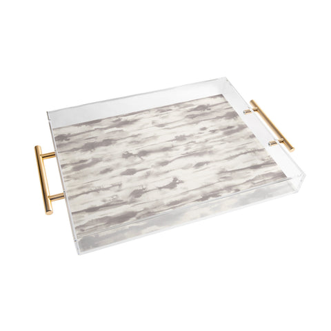 Jacqueline Maldonado Stratus Warm Grey Acrylic Tray