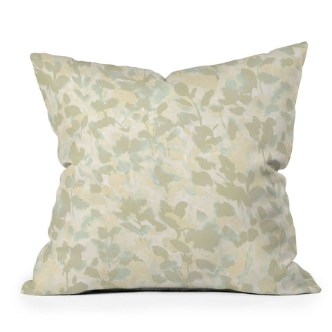 Jacqueline Maldonado Subtle Femme Floral Outdoor Throw Pillow