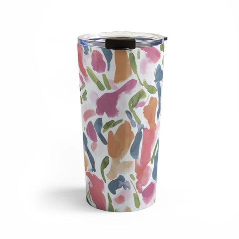 Jacqueline Maldonado Synthesis Raspberry Travel Mug