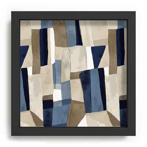 Jacqueline Maldonado Textural Abstract Geometric Recessed Framing Square