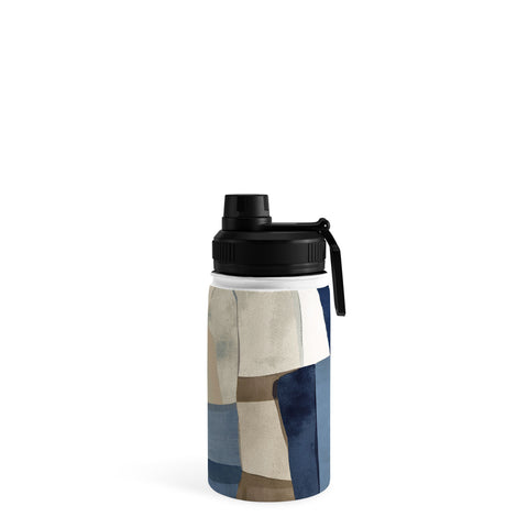 Jacqueline Maldonado Textural Abstract Geometric Water Bottle
