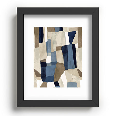 Jacqueline Maldonado Textural Abstract Geometric Recessed Framing Rectangle