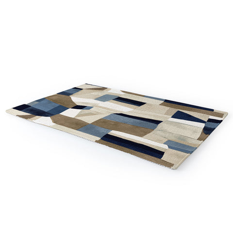 Jacqueline Maldonado Textural Abstract Geometric Area Rug