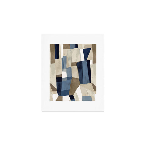 Jacqueline Maldonado Textural Abstract Geometric Art Print