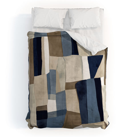 Jacqueline Maldonado Textural Abstract Geometric Comforter