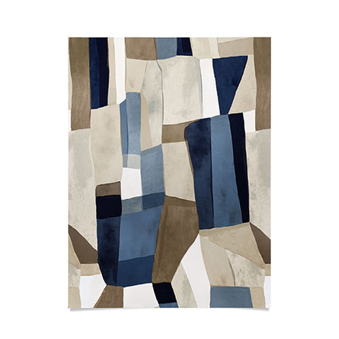 Jacqueline Maldonado Textural Abstract Geometric Poster
