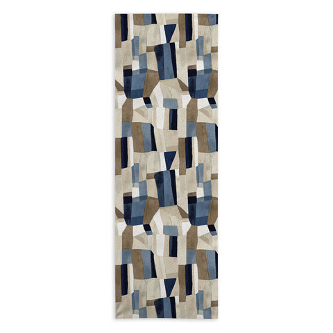 Jacqueline Maldonado Textural Abstract Geometric Yoga Towel