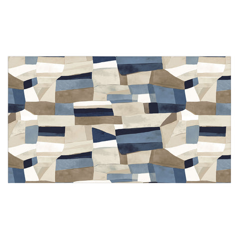 Jacqueline Maldonado Textural Abstract Geometric Tablecloth