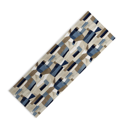 Jacqueline Maldonado Textural Abstract Geometric Yoga Mat