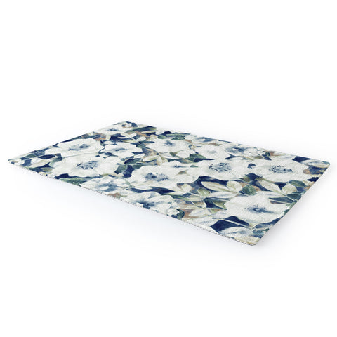 Jacqueline Maldonado Textural Botanical Watercolor Area Rug