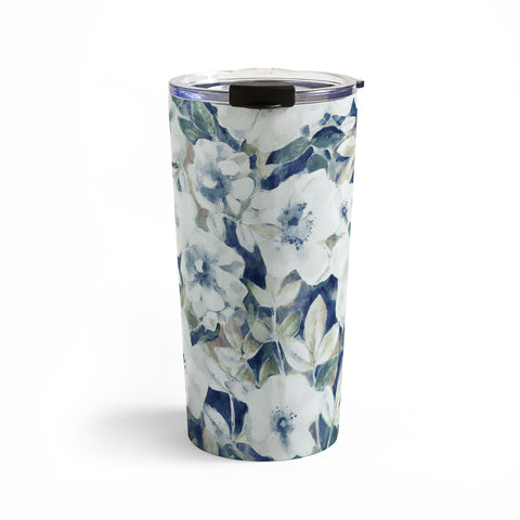 Jacqueline Maldonado Textural Botanical Watercolor Travel Mug