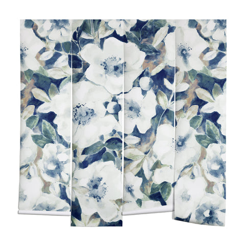 Jacqueline Maldonado Textural Botanical Watercolor Wall Mural