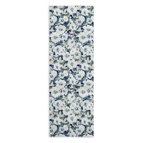 Jacqueline Maldonado Textural Botanical Watercolor Yoga Towel