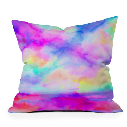 Jacqueline Maldonado The Calm And The Storm Outdoor Throw Pillow