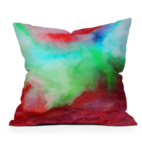 Jacqueline Maldonado The Red Sea Outdoor Throw Pillow