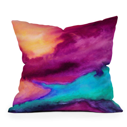 Jacqueline Maldonado The Tide Outdoor Throw Pillow