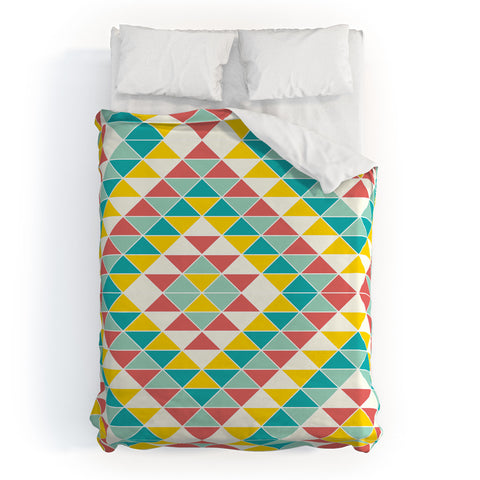 Jacqueline Maldonado Tribal Triangles 2 Duvet Cover